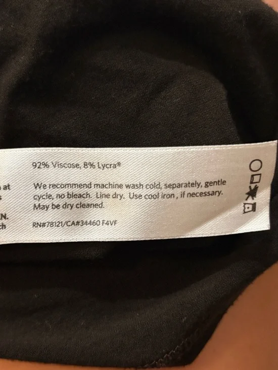 EILEEN FISHER Black Long Sleeve Shirt with round / Boatneck Size Small Women’s - Picture 4 of 4